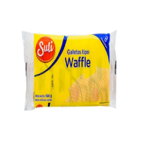 Galleta Suli Waffle Vainilla 8 Unidades - 160 g